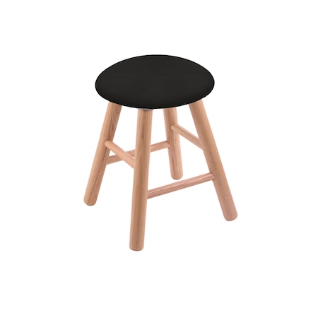 Holland Bar Stool Co Oak Vanity Stool, Natural Finish, Canter Red Seat RC18OSNat003